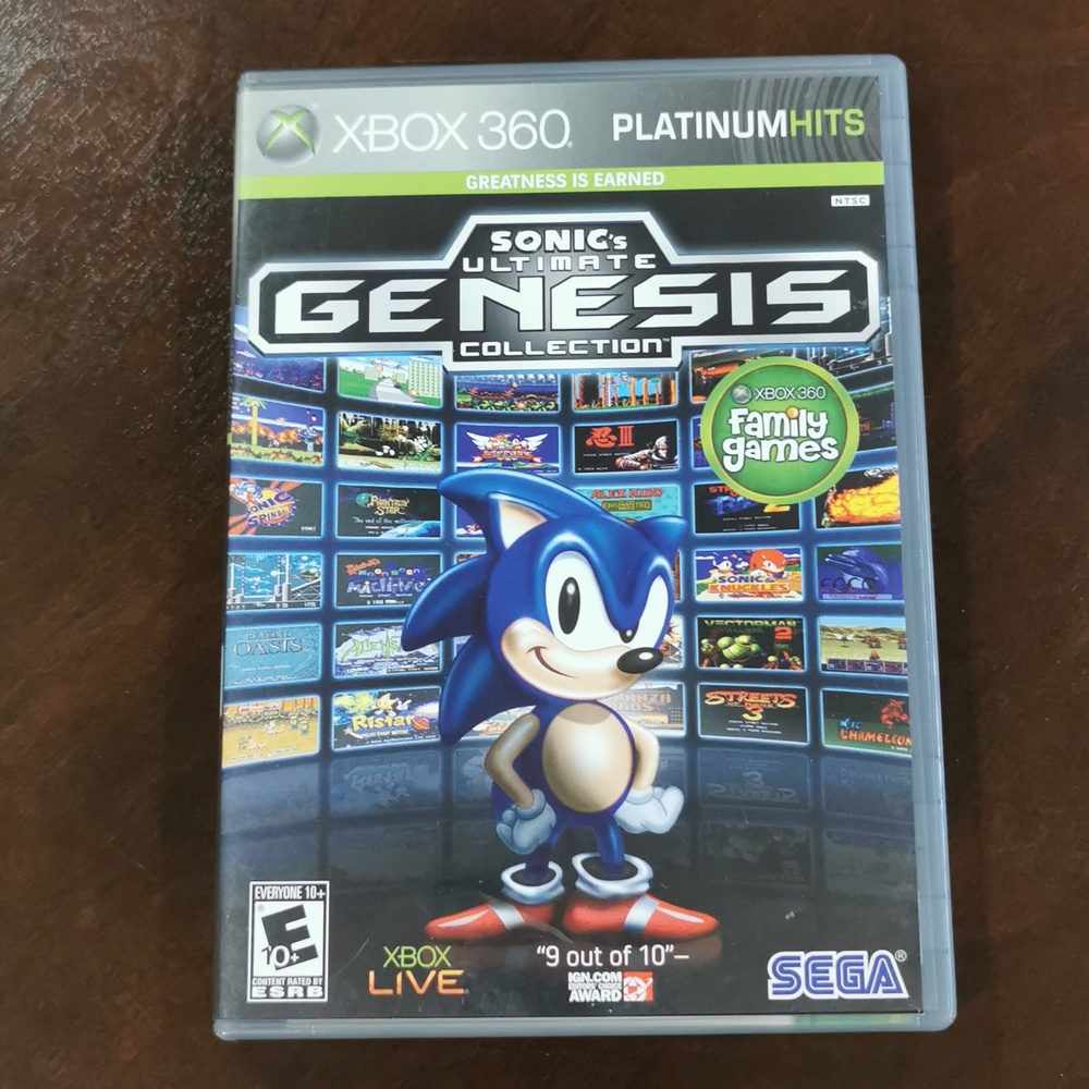 Sonic's ultimate genesis collection Xbox 360